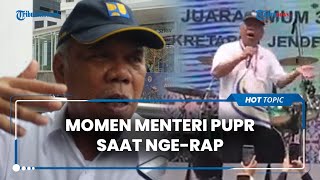 Tak Hanya Jadi Fotografer Menteri PUPR Unjuk Bakat Ternyata Jago Ngerap Tampil di Hari Bakti PU [upl. by Arratahs623]