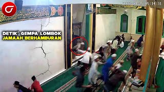 Detik Detik Gempa Hebat Guncang Lombok Tadi Pagi Terasa Hingga Bali  Gempa Lombok Hari Ini [upl. by Paule]