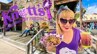 Knott’s Boysenberry Festival Opening Weekend  2023 Foodie Guide [upl. by Dorcy]