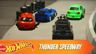 Custom Motors Cup Race 1 Thunder Speedway  HotWheels [upl. by Onez]