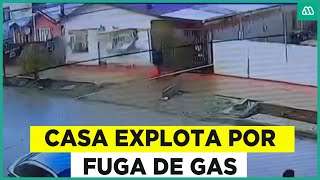 Cámara registró el momento de la explosión Emergencia por fuga de gas [upl. by Zaria]