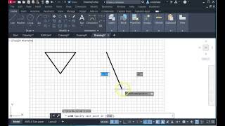 Line Command in AutoCAD [upl. by Quar]