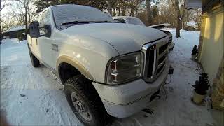 20º Ford 60 Powerstroke Cold Start [upl. by Lemuel]