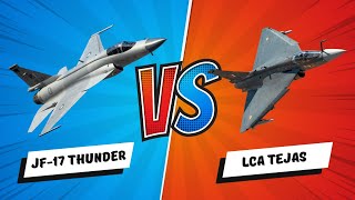 JF17 Thunder BlockII Vs HAL LCA Tejas  Dubai Air Show 2023  Aviation [upl. by Treiber]