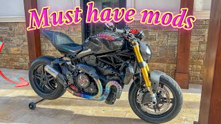 Ducati Monster modifications you MUST have [upl. by Osyth]