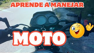 Aprende A Manejar MOTO FACIL Y RAPIDO  2 Tips [upl. by Enalb]