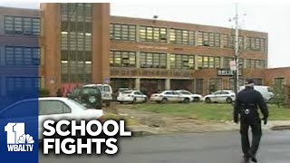 11 Arrested 2 Charged In School Fights [upl. by Airyt]