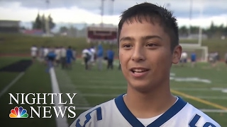 High School Football Team Too Good Nobody Wanted To Play Them  NBC Nightly News [upl. by Karlotte]