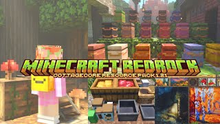 5 cottagecore addon and texture packs for minecraft pebedrock 121 🐸🍄 [upl. by Meehsar]