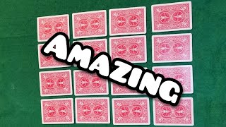 Amazing 16 card trick and tutorial [upl. by Lorain]