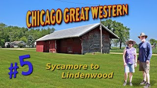 Disused Stations of the Chicago Great Western  Sycamore to Lindenwood  Part 5 [upl. by Bourke]