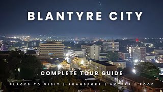 Blantyre City Tour  The commercial capital of Malawi  Night view [upl. by Stan]