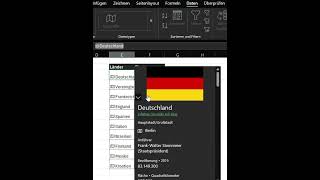 Länder Flagge in Excel anzeigen🔥 exceltips exceltricks exceltutorial microsoftexcel excel [upl. by Hackett]