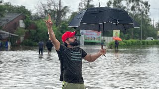 Ambala me flood ka dusra din🌧️113 Vlogambalaflood ambalaflood ambala ​KulvinderDevdharVlogs [upl. by Enawtna]