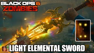 COD Black Ops 6 Zombies  How to Get Light Elemental Sword Lion in Citadelle Des Morts [upl. by Hanad90]