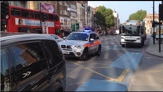 London Metropolitan Police BMW X5 ARV on a shout [upl. by Grieve]