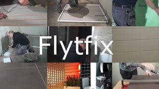 Hur man lägger  plattsätter stora klinkers eller granitkeramik med Kiilto Floorfix DF  flytfix [upl. by Sucerdor]