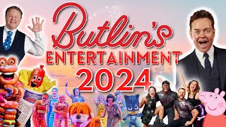 ALL Butlins Entertainment 2024 [upl. by Charleen667]