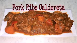 Pork Ribs Caldereta by Casa Kusinero [upl. by Ymer]