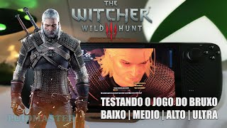 Steam Deck testando the witcher 3 no ultra [upl. by Archer]