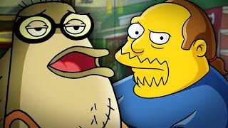 Bubble Bass vs Comic Book Guy  Rap Battle  Mr Jay [upl. by Narod]