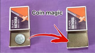 Match box majic trick How to Make coin magic match Trick Fast way [upl. by Andersen]