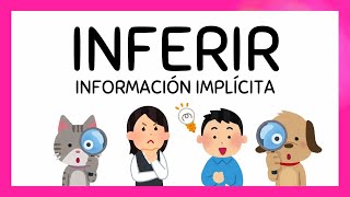 Inferir información en un texto  Ejercicios para comprender información implícita [upl. by Adabel]