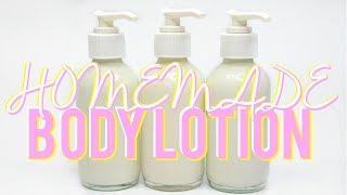 HOMEMADE BODY LOTION How to Body Moisturizer Ι TaraLee [upl. by Fritzsche]