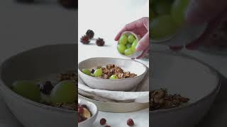 Yoghurt with Granola amp Grapes  KitchenMade – Kuchnmadl [upl. by Iaka]