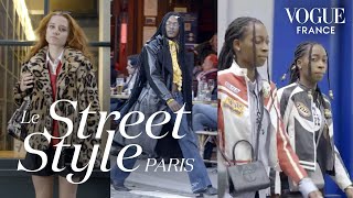 Comment shabiller en hiver à Paris  Ft Louis Pisano  LE STREET STYLE  Vogue France [upl. by Ennaitsirhc]