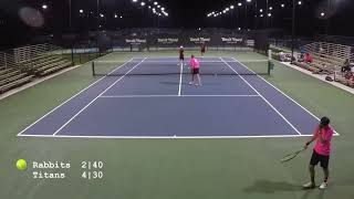 35 div  Quality Rabbits vs Nissan Titans 09192023  Guam tennis [upl. by Eceinhoj]