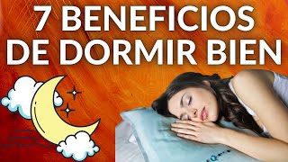 BENEFICIOS de DORMIR 8 HORAS diarias  DORMIR BIEN beneficios para la SALUD ⏰ [upl. by Katee713]