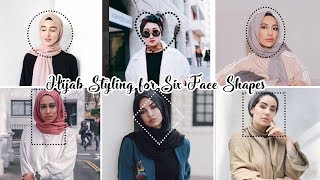 Hijab Styling for Six Face Shapes With Naziha  ستايلات حجاب لستّ أشكال وجوه مع نزيهة [upl. by Qahsi]