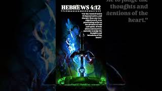 Hebrews 412  Bible Verse [upl. by Arramahs]