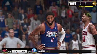 NBA 2K25  199798 Bulls  76ers  Play Now Online PS5 [upl. by Gerius]