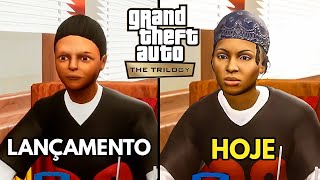 anos depois como ficou o GTA Trilogy Versão de LANÇAMENTO vs ATUAL [upl. by Merce]