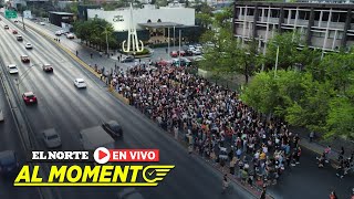 Llegan manifestación a capillas donde velan a Debanhi [upl. by Margarete]