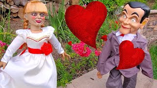 Slappy Falls in Love with Annabelle  Living Dummy Does ASMR [upl. by Georges]