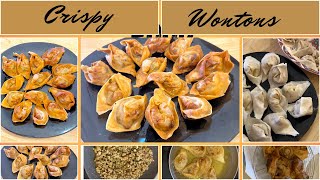 Fried Wonton Recipe  Chicken Wonton [upl. by Sylvan]