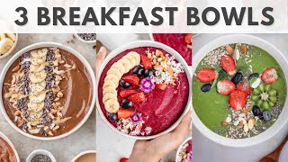 Breakfast Smoothie Bowl Recipes  Subah Saraf  Satvic Movement [upl. by Dael]