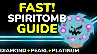 HOW TO GET SPIRITOMB  FAST GUIDE TO FIND SHINY SPIRITOMB GEN 4 POKEMON DIAMOND PEARL PLATINUM [upl. by Magnuson387]