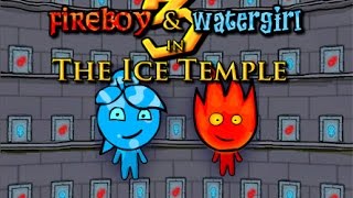 Fireboy and Watergirl 3 The Ice Temple Full Gameplay Walkthrough [upl. by Chase216]