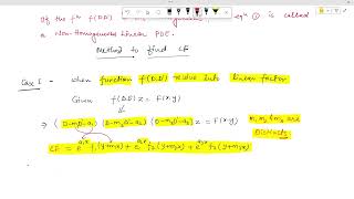 Non Homogeneous Linear PDE with constant coefficient। BSc 2nd year maths। How to find CF and PI [upl. by Bultman]