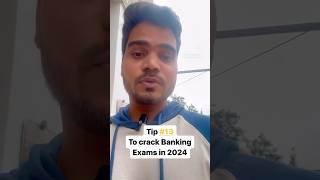 Tip 14 to crack Banking Exams in 2024 sbi job sbipo ibps sbiclerk governmentjobs [upl. by Nylinej]