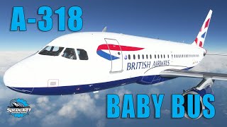 MSFS A318 Baby Bus  First Look and Tutorial  Full Flight [upl. by Vijnas]