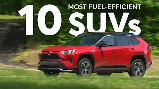 10 Most Fuel Efficient SUVs  Consumer Reports [upl. by Mcdermott]