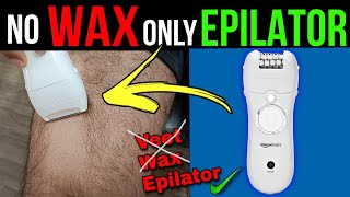 Hair Removal MachineEpilator How To Use An Epilator How To Remove Hair Live Demo amp Results [upl. by Eenar]