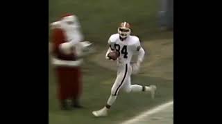 19871213 cincinnatibengals  clevelandbrowns Webster Slaughter 22yard TD pass from Bernie Kosar [upl. by Adnyl640]