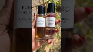 New Scent Alert  ONIRO and PURE LEATHER scent perfumecollection perfumereview smellsgood [upl. by Anirec]