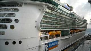 Freedom of the Seas departing St Maarten [upl. by Linnette]